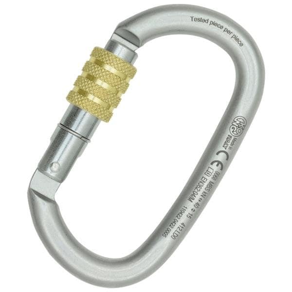 Oval, 110 mm Length, 21 mm Gate Opening, Carbon steel, Lunar White